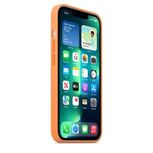 Dėklas Apple iPhone 13 Pro su MagSafe, Silikoninis, Marigold
