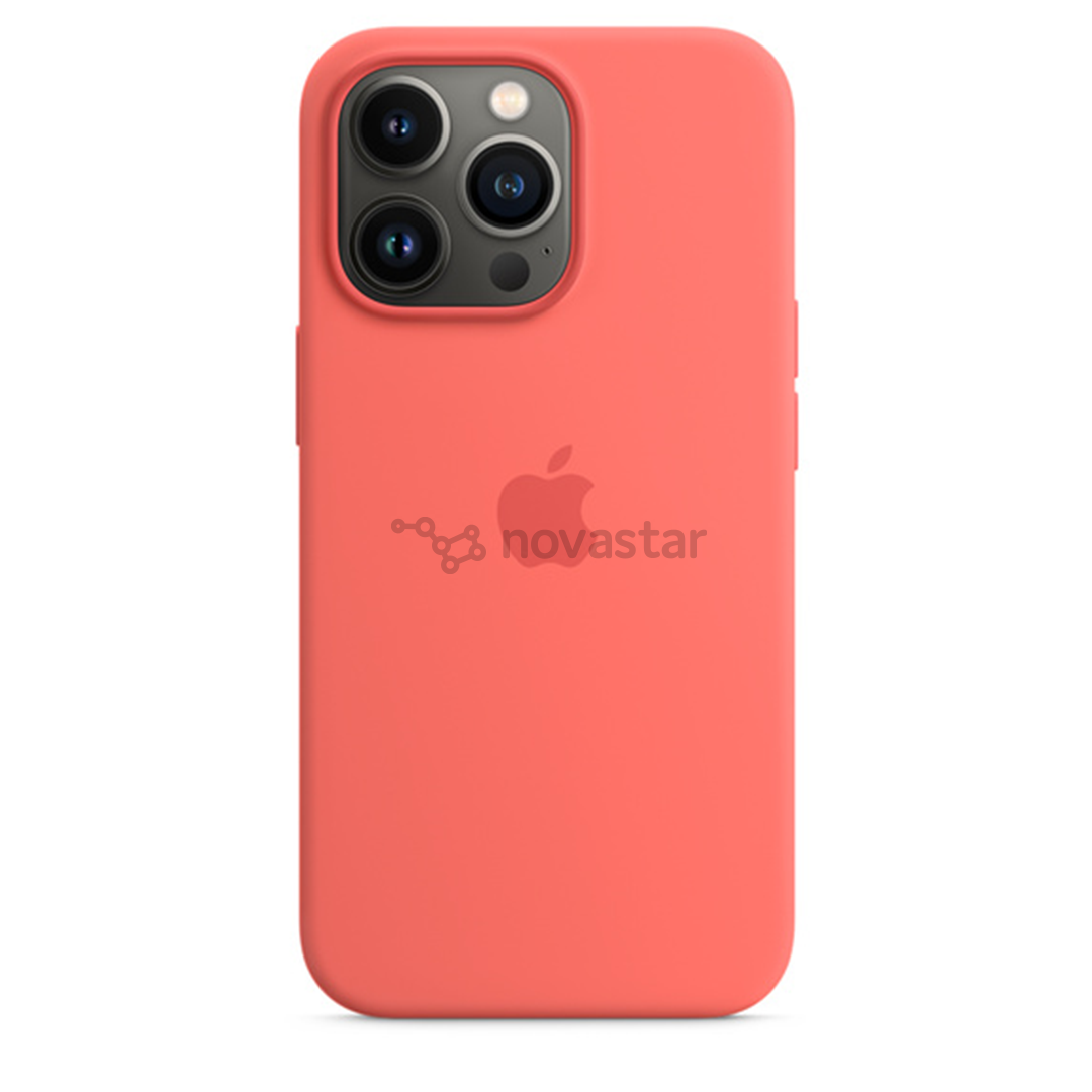 Dėklas Apple iPhone 13 Pro su MagSafe, Silikoninis, Pink Pomelo