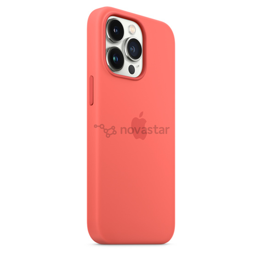 Dėklas Apple iPhone 13 Pro su MagSafe, Silikoninis, Pink Pomelo