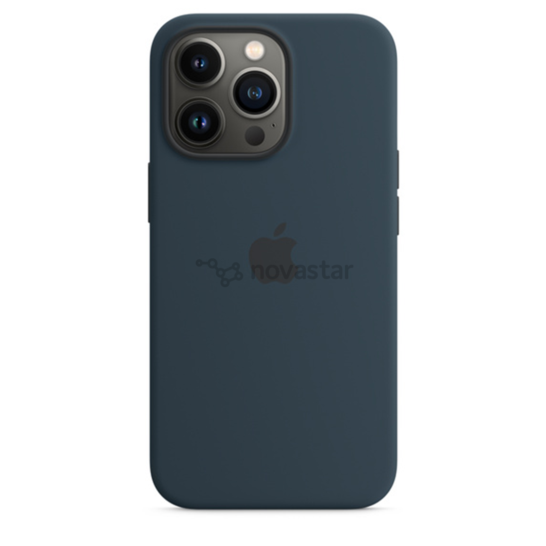 Dėklas Apple iPhone 13 Pro su MagSafe, Silikoninis, Abyss Blue