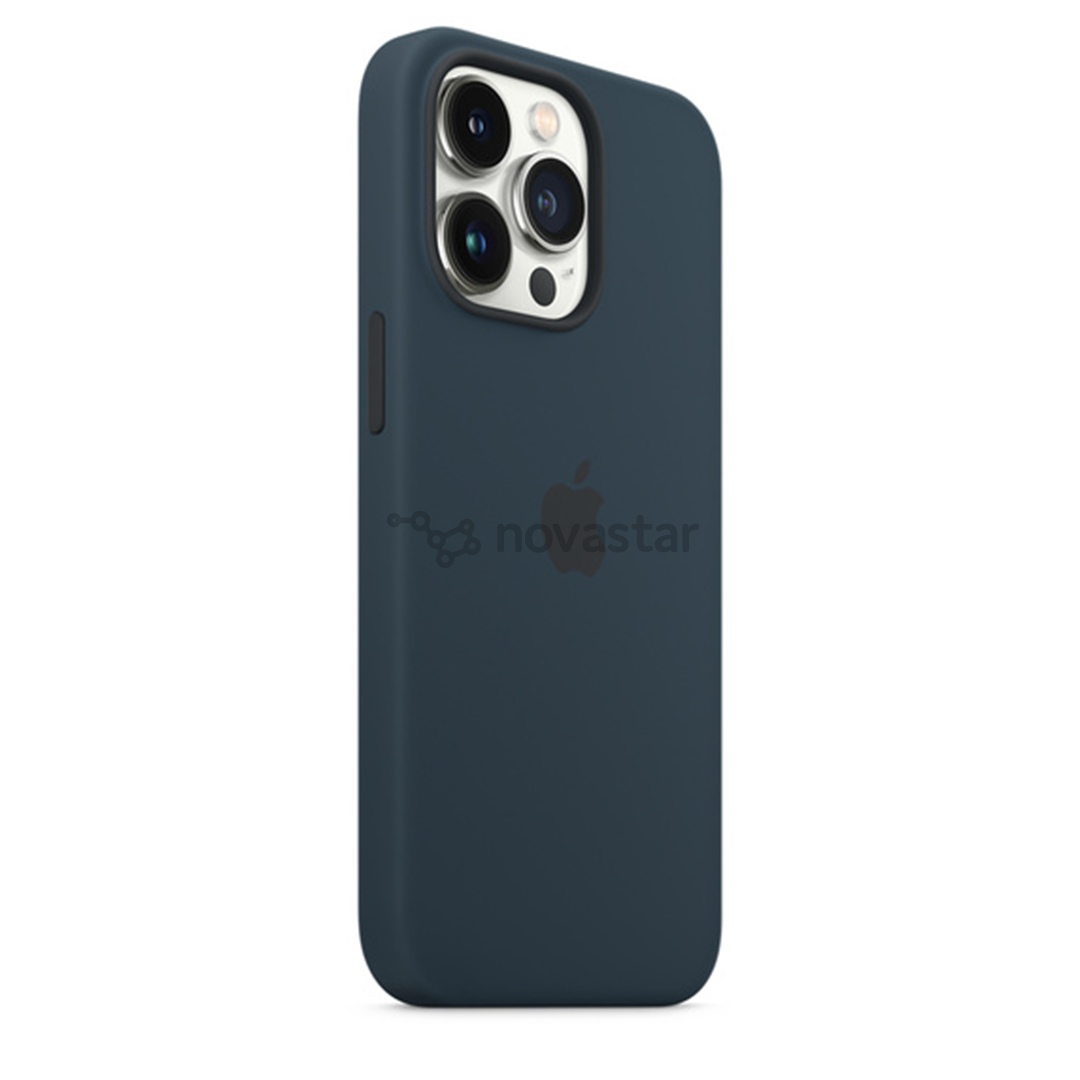 Dėklas Apple iPhone 13 Pro su MagSafe, Silikoninis, Abyss Blue