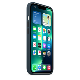 Dėklas Apple iPhone 13 Pro su MagSafe, Silikoninis, Abyss Blue