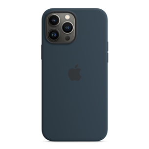 Dėklas Apple iPhone 13 Pro Max suMagSafe, Silikoninis, Abyss Blue