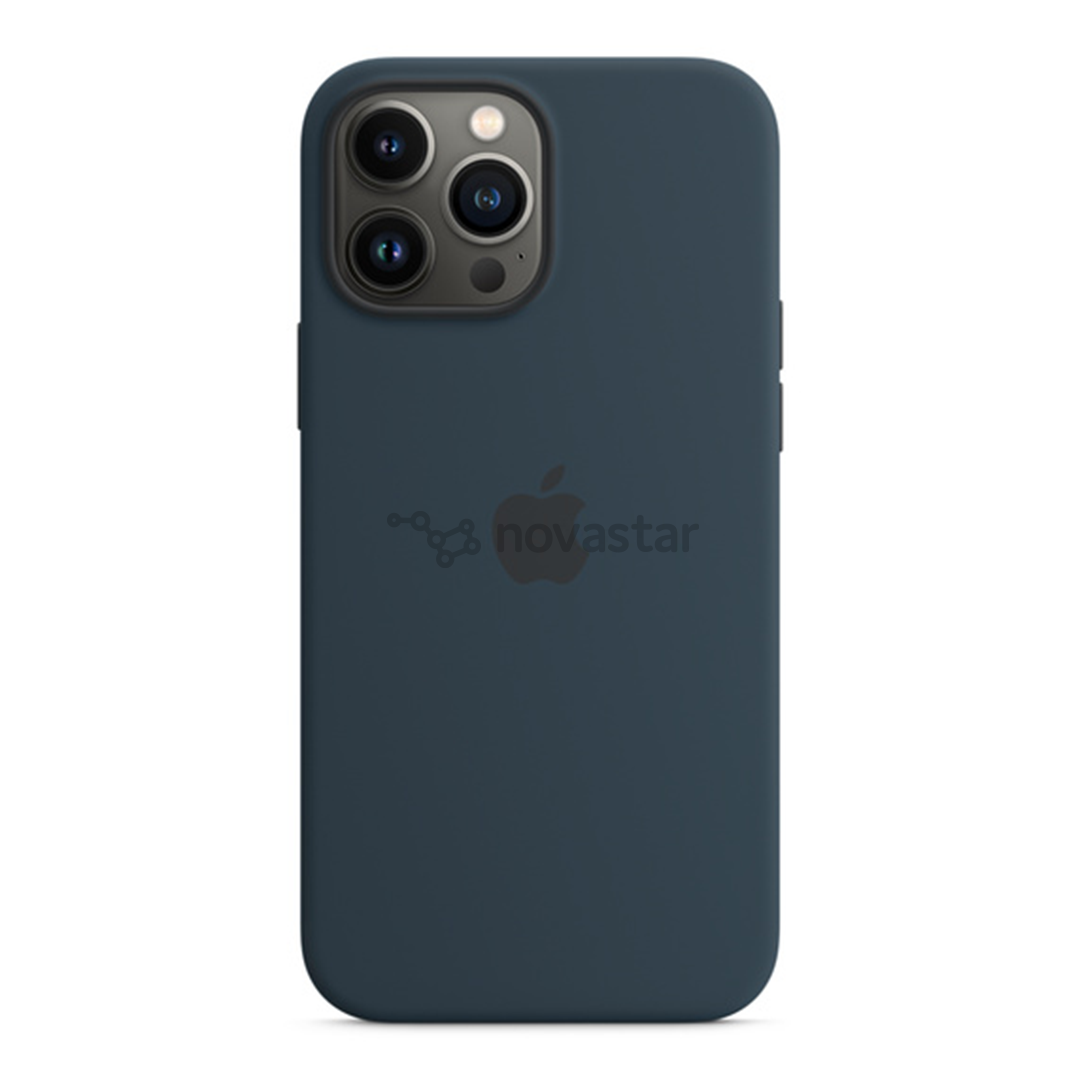 Dėklas Apple iPhone 13 Pro Max suMagSafe, Silikoninis, Abyss Blue