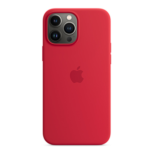 Dėklas Apple iPhone 13 Pro Max su MagSafe, Silikoninis, RED