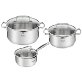Tefal Duetto+, nerūdijančio plieno - Puodų rinkinys
