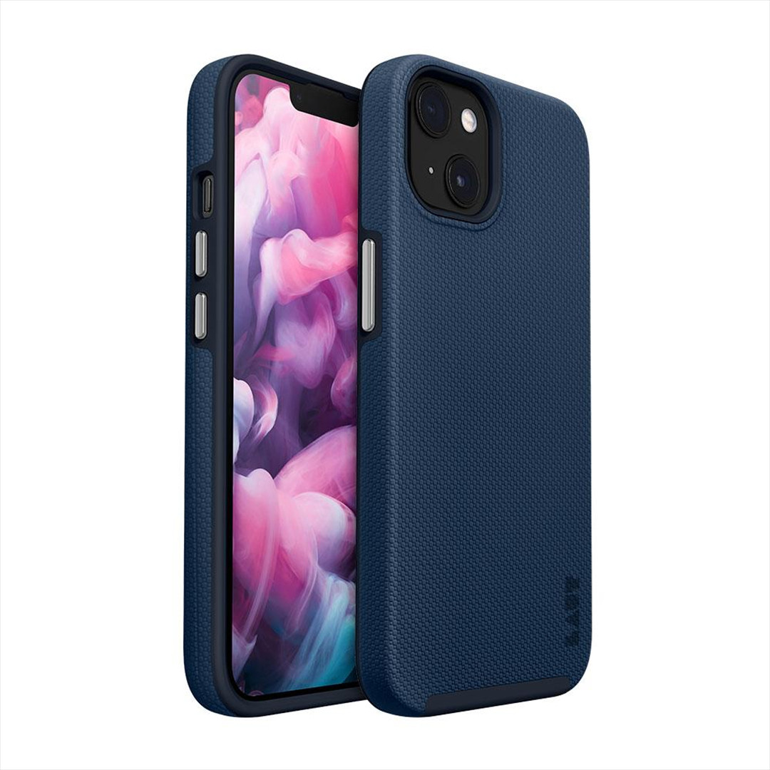 Dėklas iPhone 13 Mini LAUT Shield, INDIGO