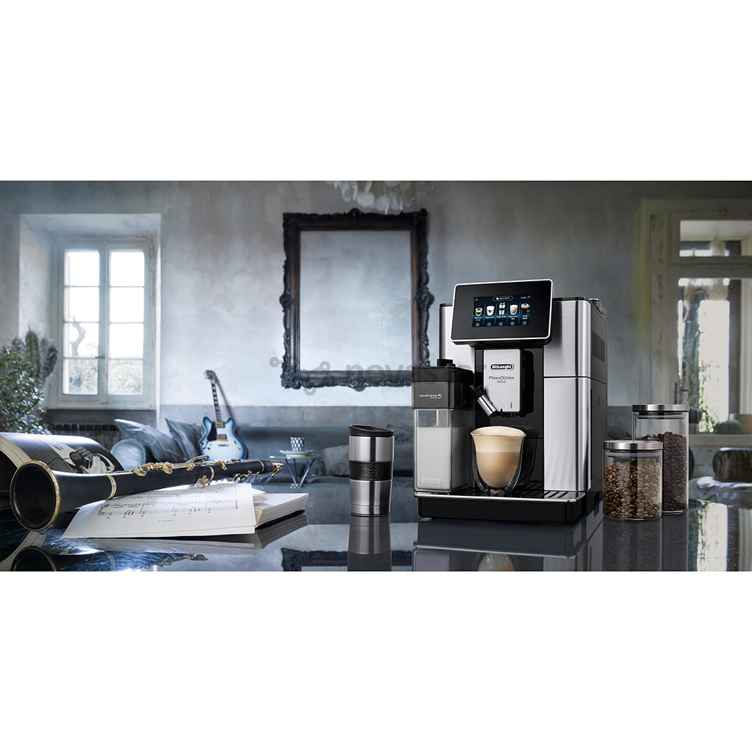DeLonghi PrimaDonna SOUL, silver/black  - Espresso machine
