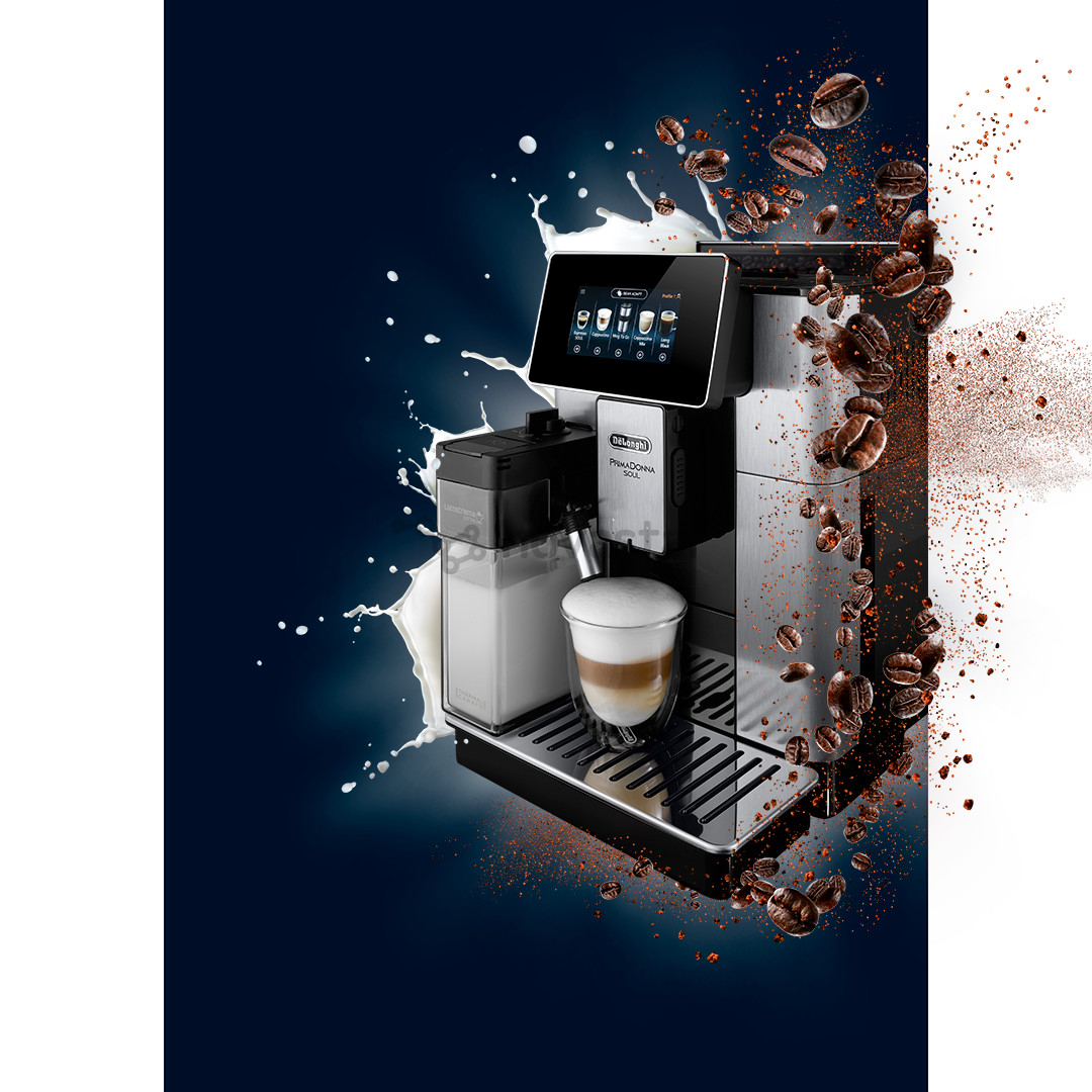 DeLonghi PrimaDonna SOUL, silver/black  - Espresso machine