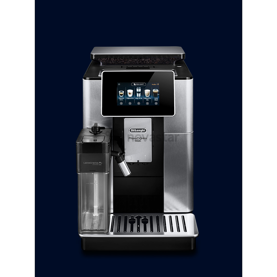 DeLonghi PrimaDonna SOUL, silver/black  - Espresso machine