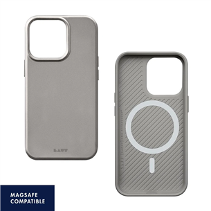 Dėklas iPhone 13 Pro Max LAUT Huex (Magsafe), FOG GREY