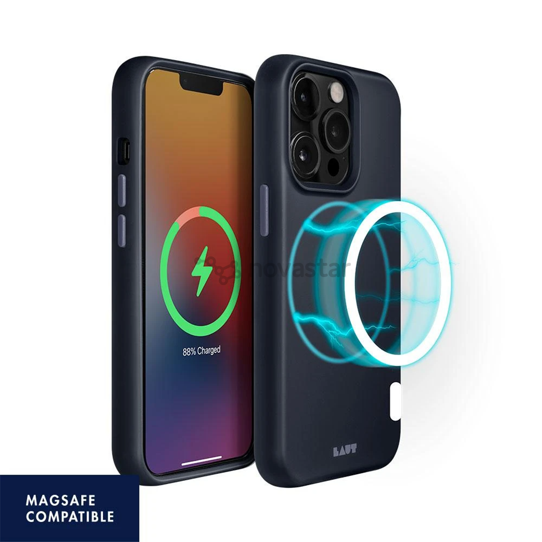 Dėklas iPhone 13 Pro Max LAUT Huex (Magsafe), NAVY