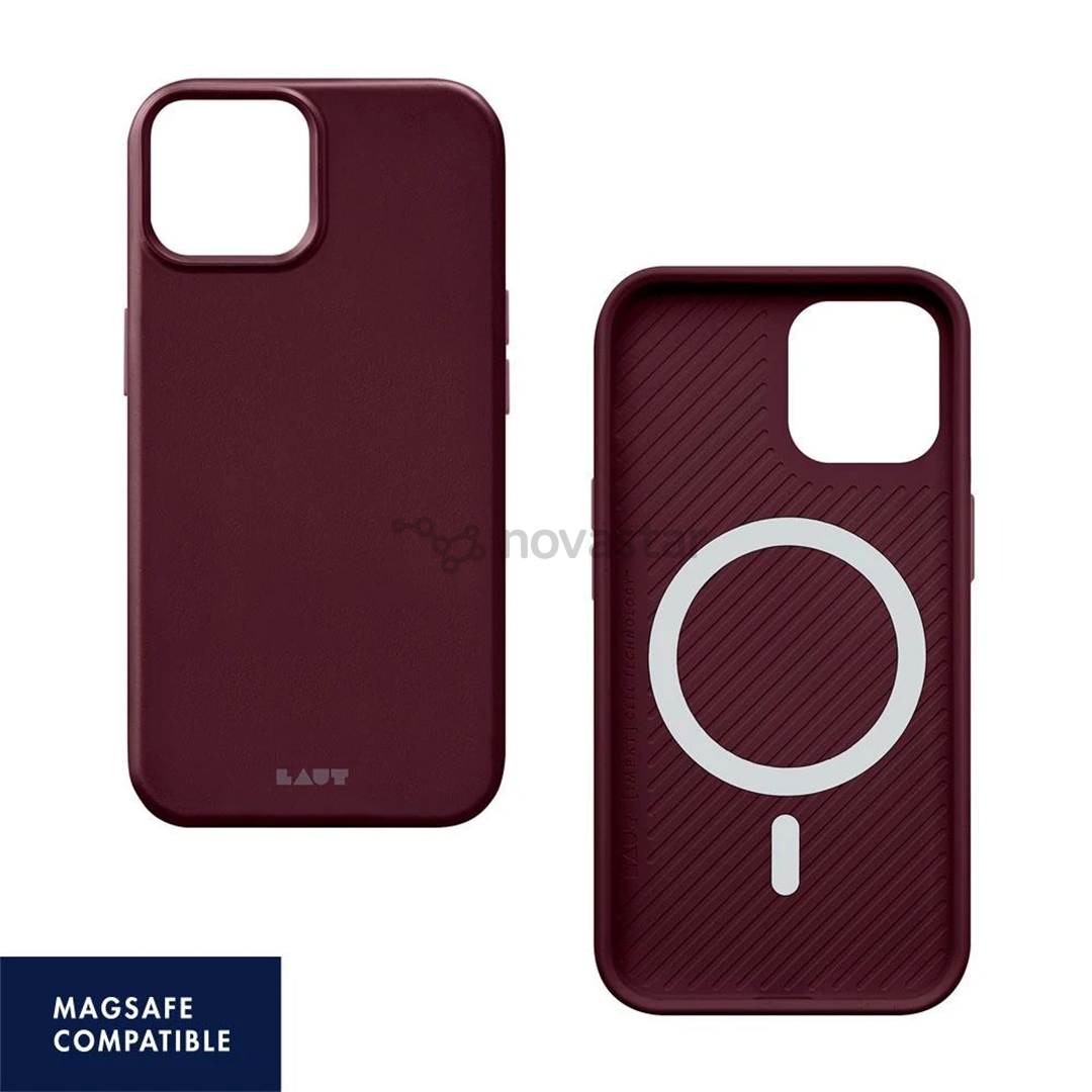 Dėklas iPhone 13 Pro LAUT Huex (Magsafe), PLUM