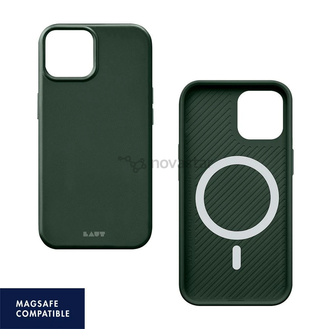 Dėklas iPhone 13 Pro LAUT Huex (Magsafe), SAGE GREEN