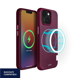 Dėklas iPhone 13 LAUT Huex (Magsafe), PLUM
