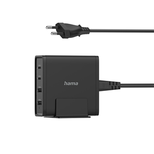 Įkrovimo stotelė Hama 4x USB 65 W, 00200011