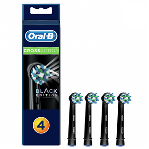 Braun Oral-B Cross Action, 4 pieces, black - Spare brushes