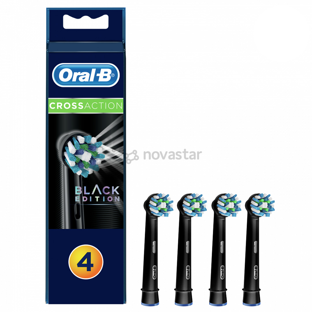 Dantų šepetėlių antgaliai Braun Oral-B Cross Action 4 vnt.
