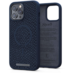 Dėklas Njord byElements Vindur Apple iPhone 13 Pro Max, Sinine