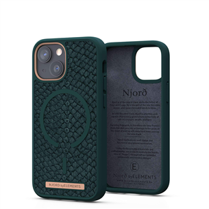 Dėklas Njord byElements Vindur Apple iPhone 13 mini, Roheline