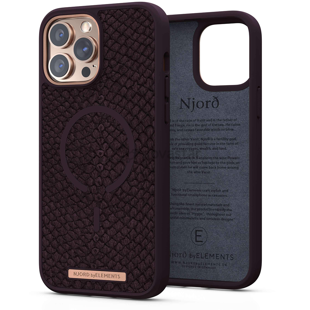 Dėklas Njord byElements Vindur Apple iPhone 13 Pro Max, Lilla