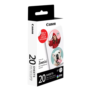Foto popierius Canon ZINK Sticker Pack 20 lapų.