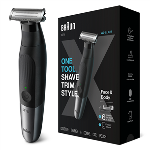 Braun Series X, black/grey - Trimmer/shaver XT5200