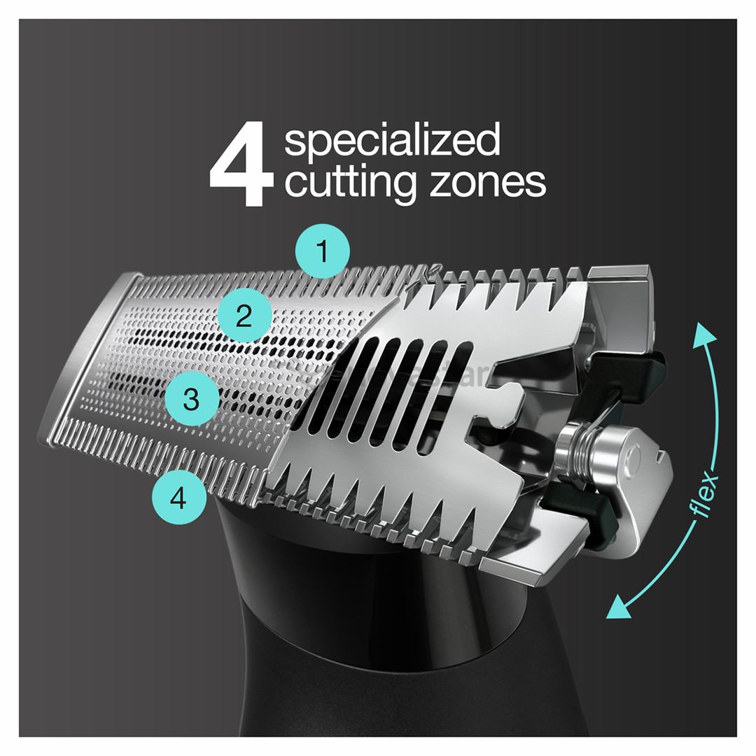 Braun Series X, juodas/pilkas - Skustuvas