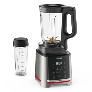 Tefal Infinity Mix+, 1600 W, 1.75 L + 600 ml, silver/black - Blender + bottle