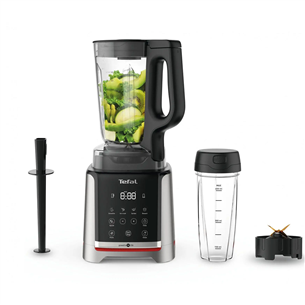 Tefal Infinity Mix+, 1600 W, 1.75 L + 600 ml, silver/black - Blender + bottle