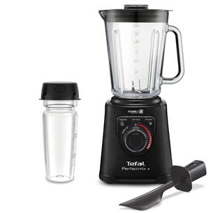 Tefal Perfect Mix+, 1200 W, 1.5 L + 600 ml, black - Blender + bottle