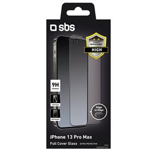 Apsauginis stiklas SBS iPhone 13 Pro Max full glass