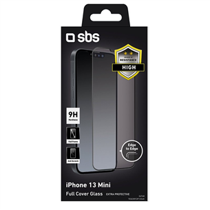 iPhone 13 mini full glass screen protector SBS
