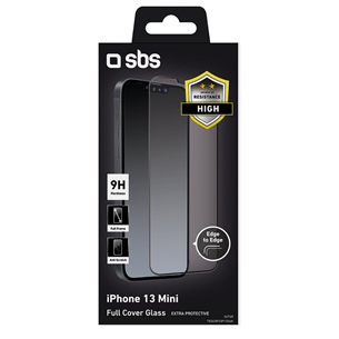 Apsauginis stiklas SBS iPhone 13 mini full glass