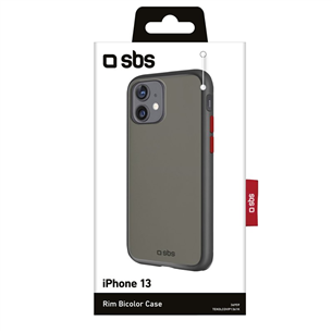 Dėklas SBS Rim iPhone 13 , Black