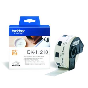 Etiketės spausdintuvams Brother DK11218, 2,4cm, 1000vnt DK11218