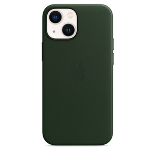 Dėklas Apple iPhone 13 mini su MagSafe, Odinis, Sequoia Green
