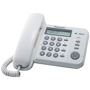 Laidinis telefonas Panasonic KX-TS560, Baltas KX-TS560FXW