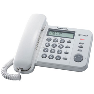 Laidinis telefonas Panasonic KX-TS560, Baltas