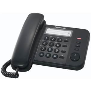 Laidinis telefonas Panasonic KX-TS520, Juodas