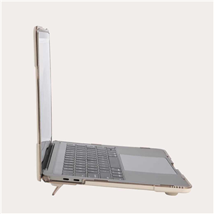 Tvirtas dėklas skirtas MacBook Air 13" Tucano Scocca, Beige