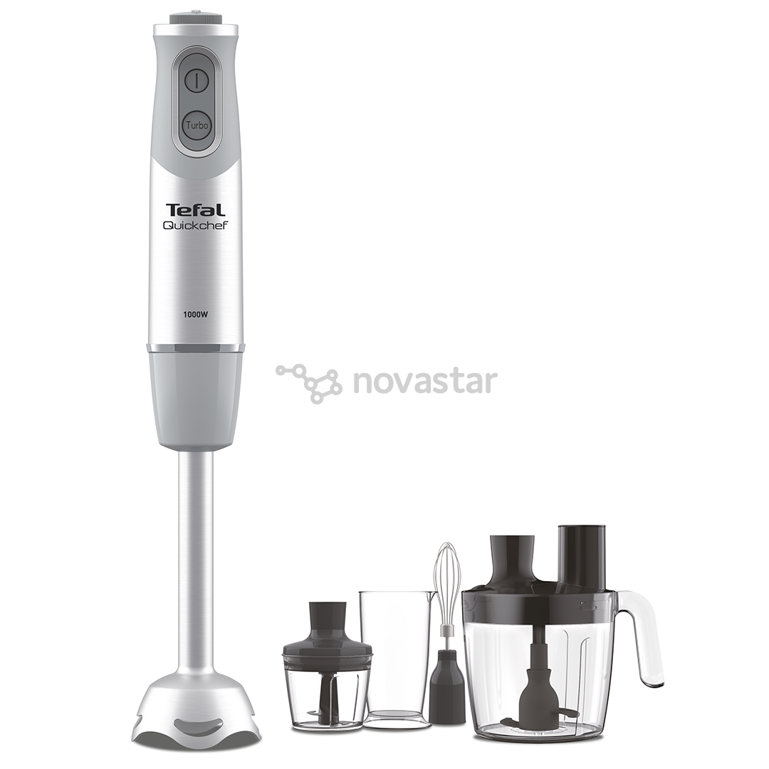 Tefal QuickChef, 1000 W, grey/silver - Hand blender