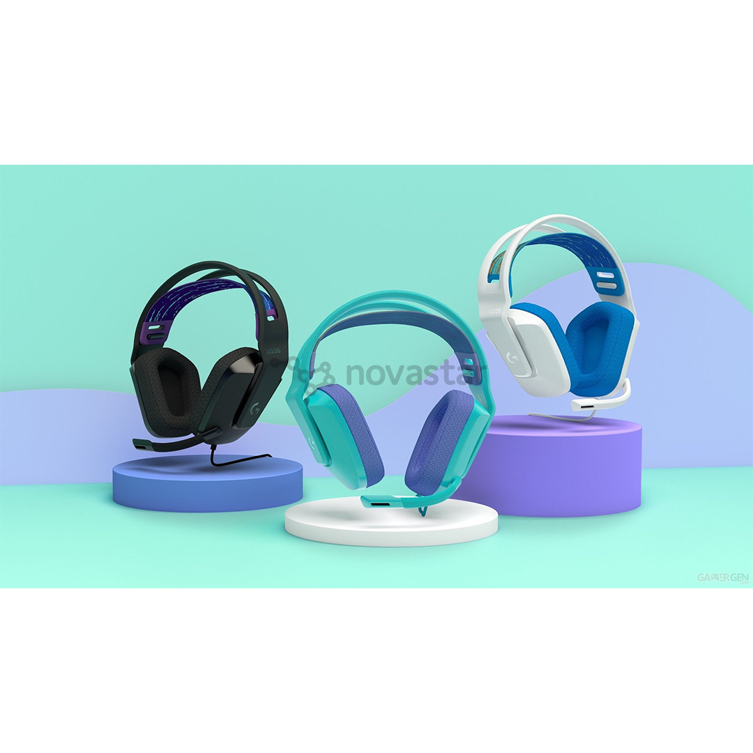 Ausinės Logitech G335, Mėlynos