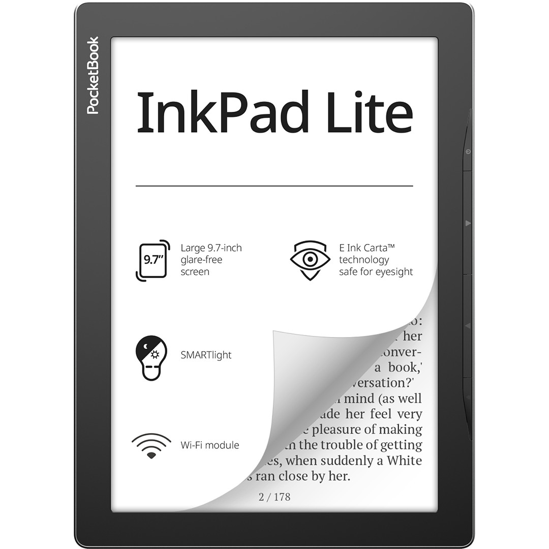 Elektroninė skaityklė PocketBook InkPad Lite, Black
