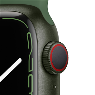 Apple Watch Series 7 GPS + Cellular, 41mm Green, Regular - Išmanusis laikrodis