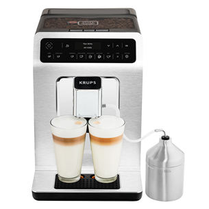 Krups Evidence EA891C, aluminium - Espresso Machine