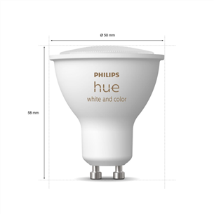 Lemputė Philips Ambiance Bluetooth White/Color, GU10