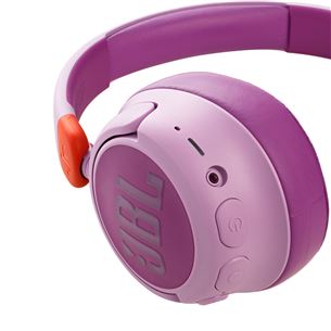 Vaikiškos ausinės JBL JR 460NC, Belaidės, Rožinės