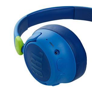 Vaikiškos ausinės JBL JR 460NC, Belaidės, mėlynos