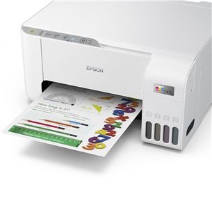 Epson EcoTank L3256, WiFi, white - Multifunctional Color Inkjet Printer